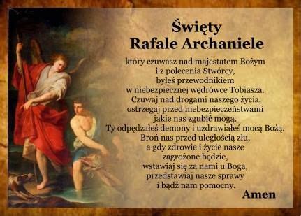 Modlitwa do św. Rafała Archanioła 